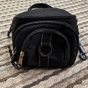 Eastport Black Nylon Camera Bag Pouch Belt Bag Travel‎ Organizer Photography